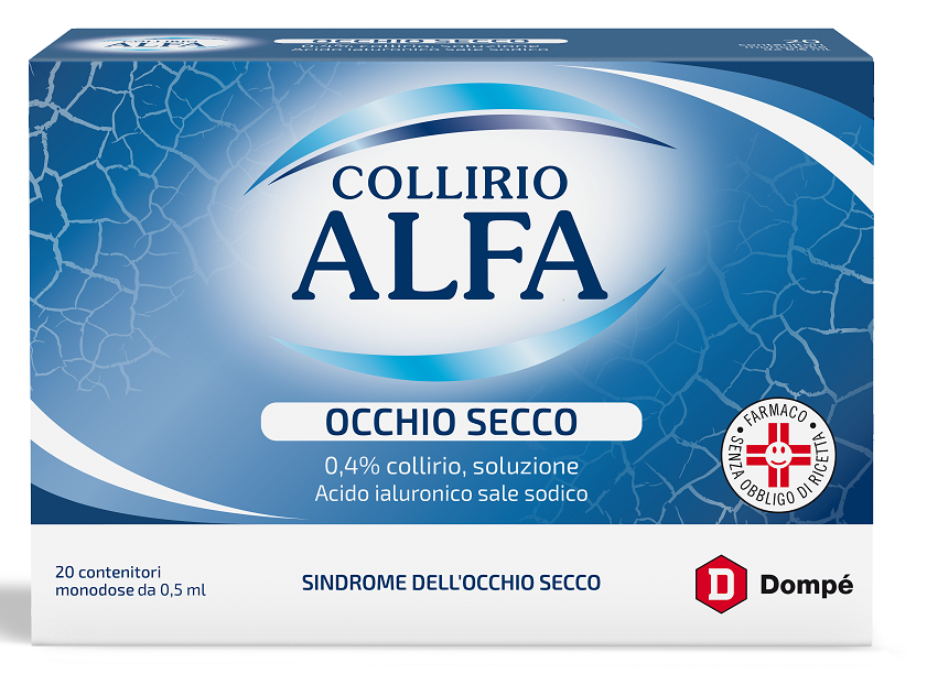 Collirio alfa occhio secco 0,4% collirio, soluzione