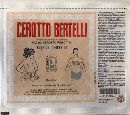 Cerotto bertelli 50,3 mg cerotto medicato