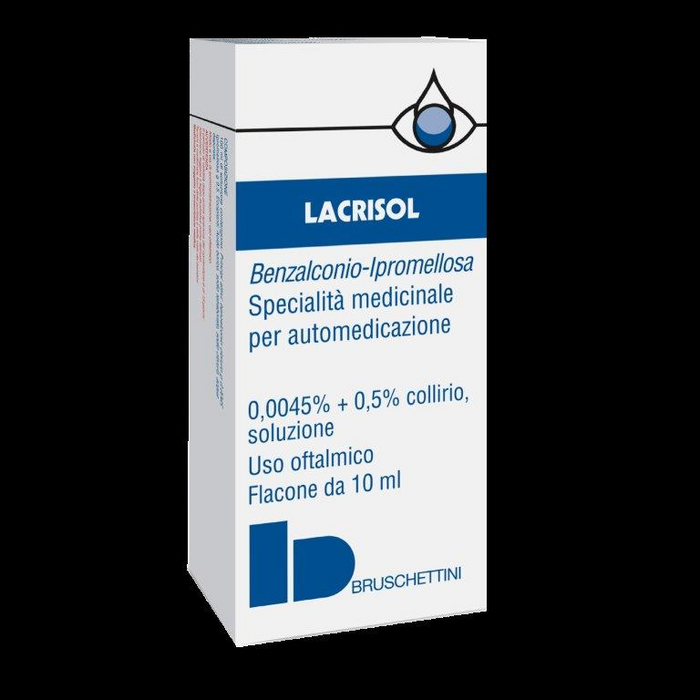 Lacrisol 0,0045% + 0,5% collirio, soluzione