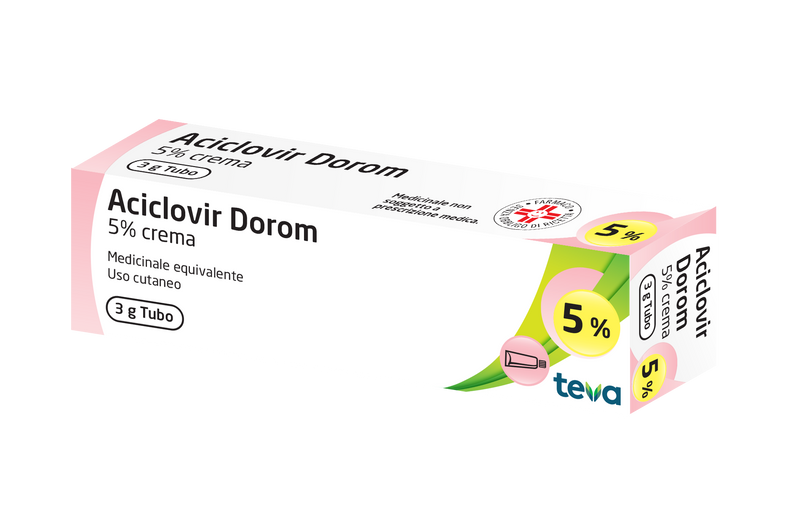 Aciclovir dorom 5% crema