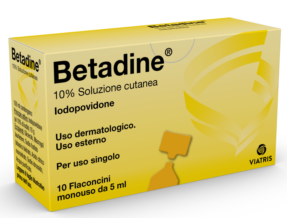 Betadine 10% soluzione cutanea