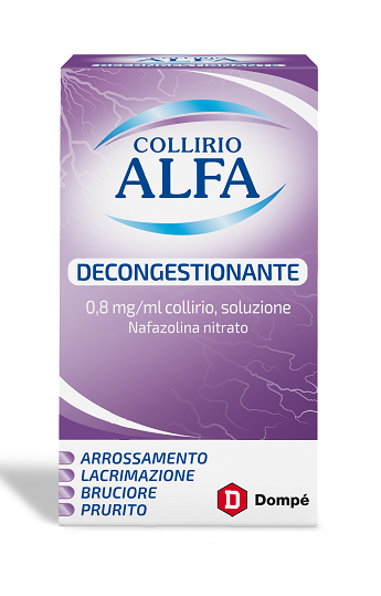 Collirio alfa decongestionante 0,8 mg/ml collirio, soluzione