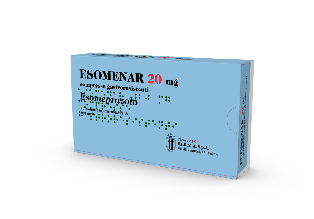 Esomenar 20 mg compresse gastroresistenti