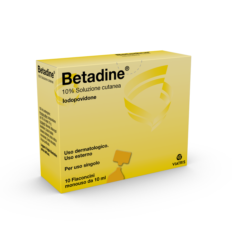 Betadine 10% soluzione cutanea