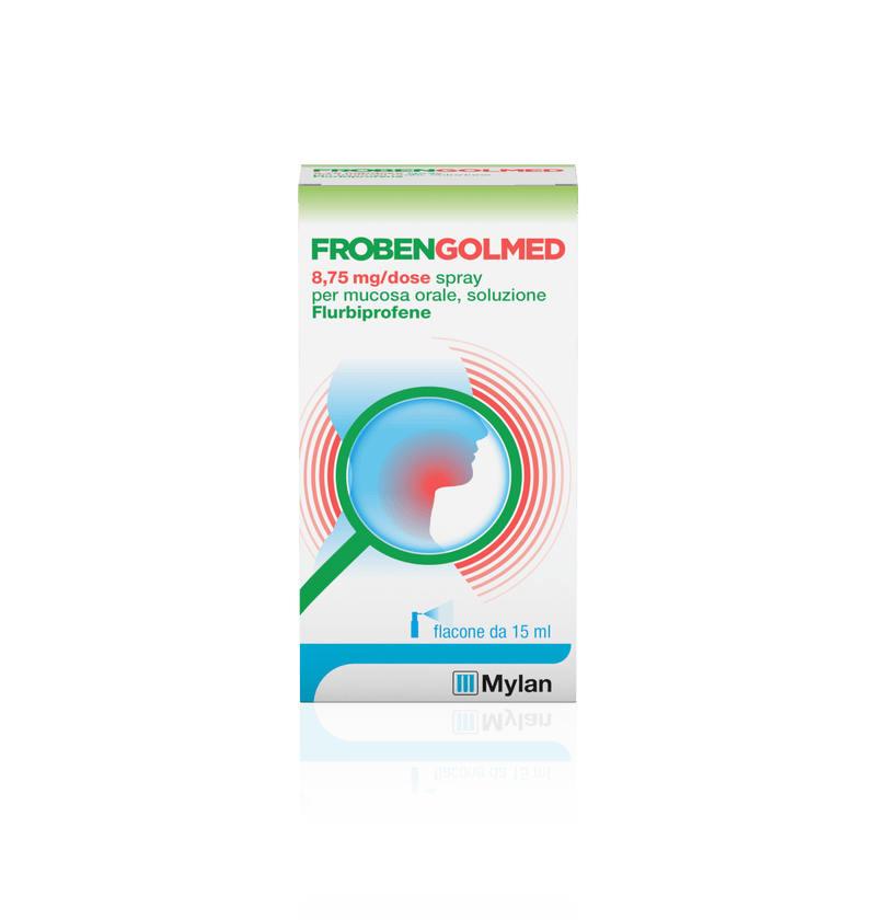 Frobengolmed 8,75 mg/dose spray per mucosa orale soluzione