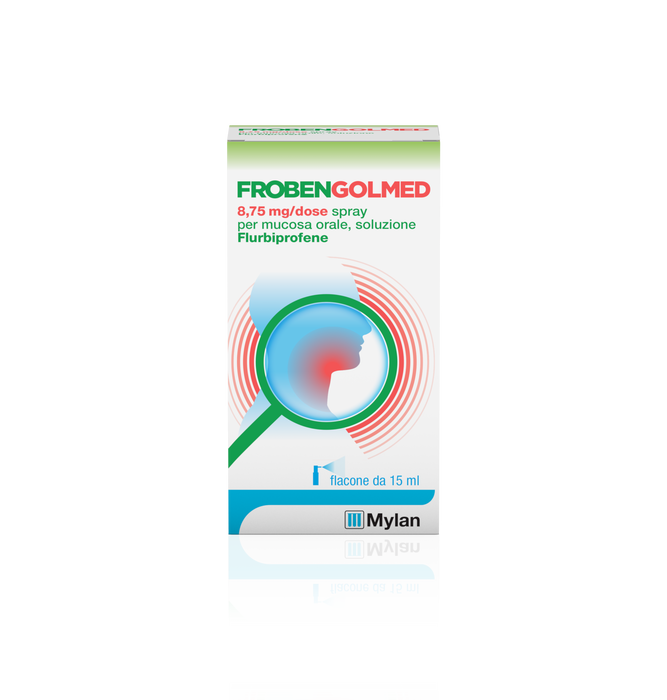 Frobengolmed 8,75 mg/dose spray per mucosa orale soluzione