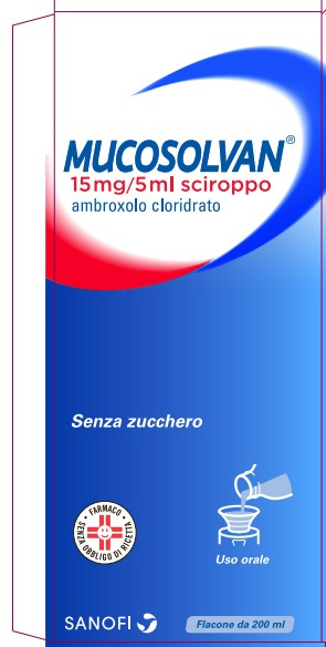 Mucosolvan 15 mg/5 ml sciroppo gusto frutti di bosco