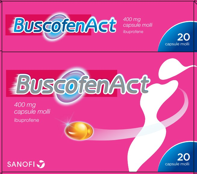 Buscofenact 400 mg capsule molli