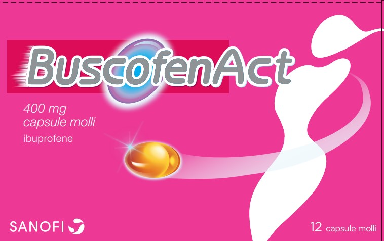 Buscofenact 400 mg capsule molli