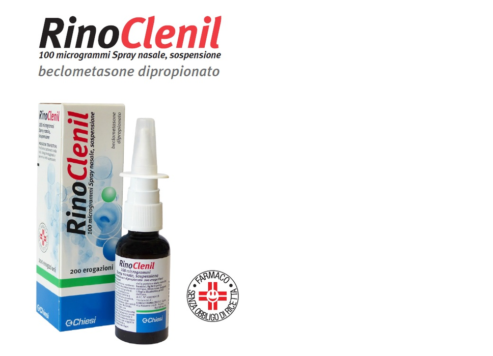 Rinoclenil 100 microgrammi spray nasale, sospensione