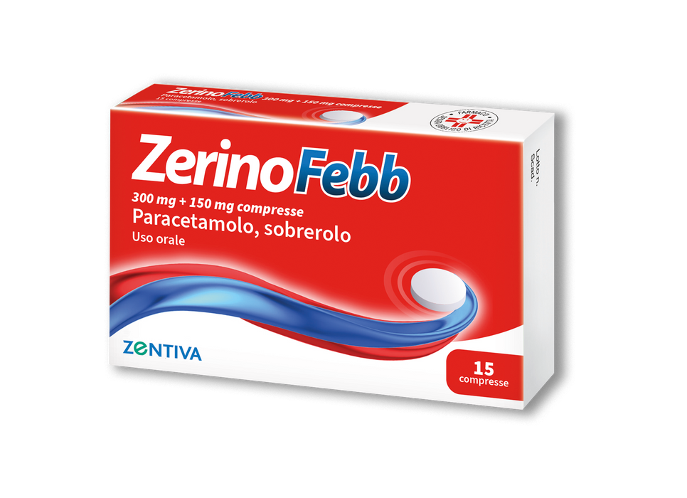 Zerinofebb 300 mg + 150 mg compresse
