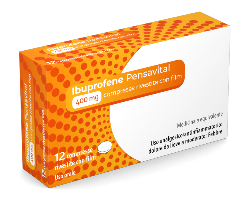 Ibuprofene pensa*12cpr 400mg