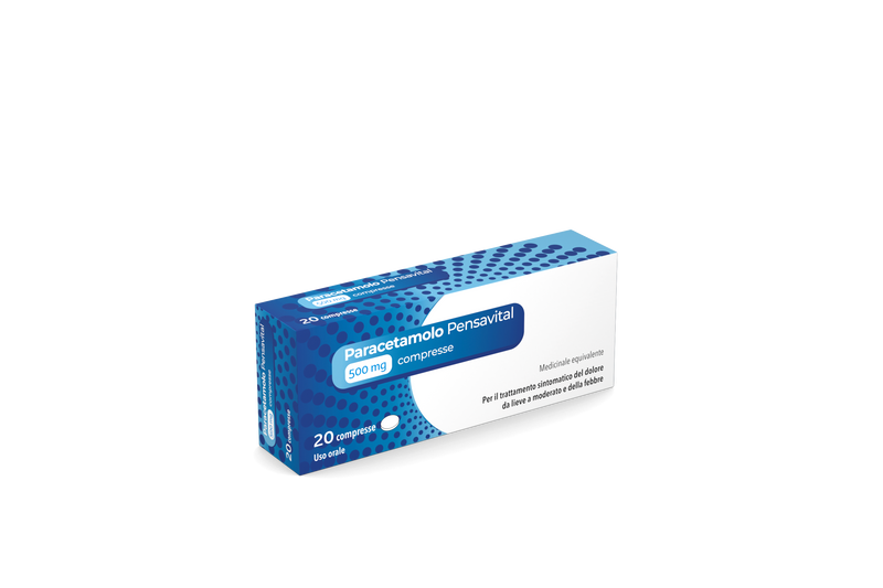 Paracetamolo pensav*20cpr500mg