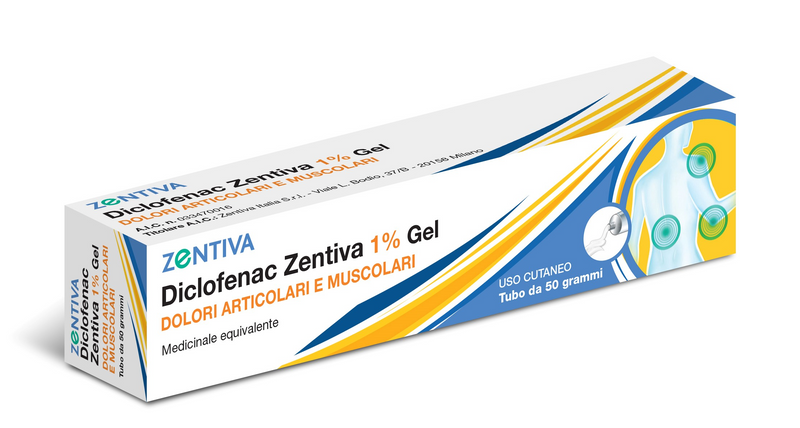 Diclofenac zentiva 10 mg/g gel