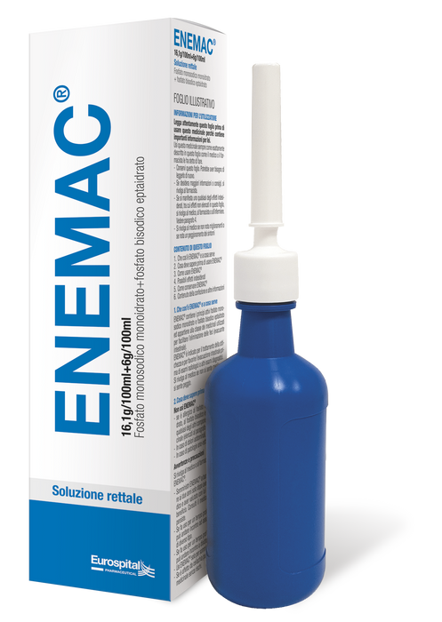 Enemac 16,1g/100ml+6g/100ml soluzione rettale