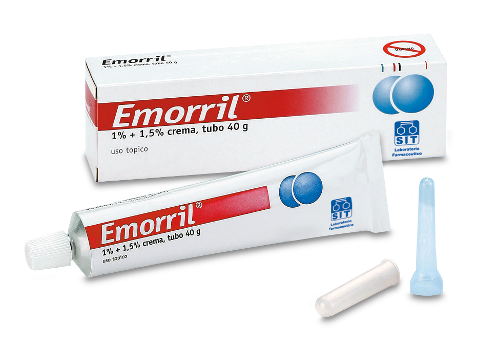 Emorril 10 mg/g + 15 mg/g crema rettale