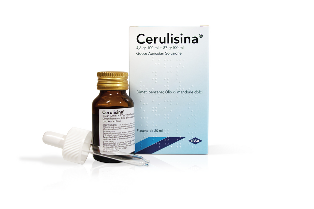 Cerulisina 4,6g /100 ml + 87 g/100 ml gocce auricolari soluzione