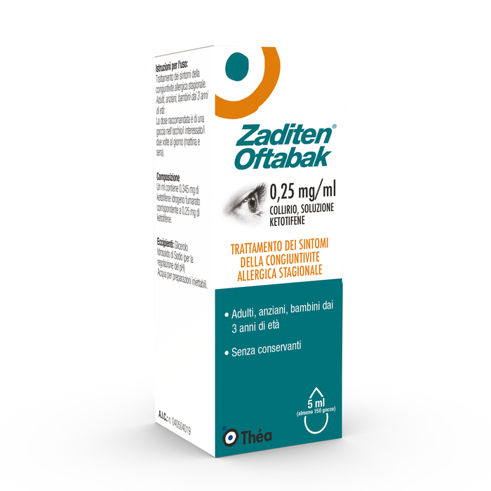 Zaditen oftabak 0,25 mg/ml collirio soluzione