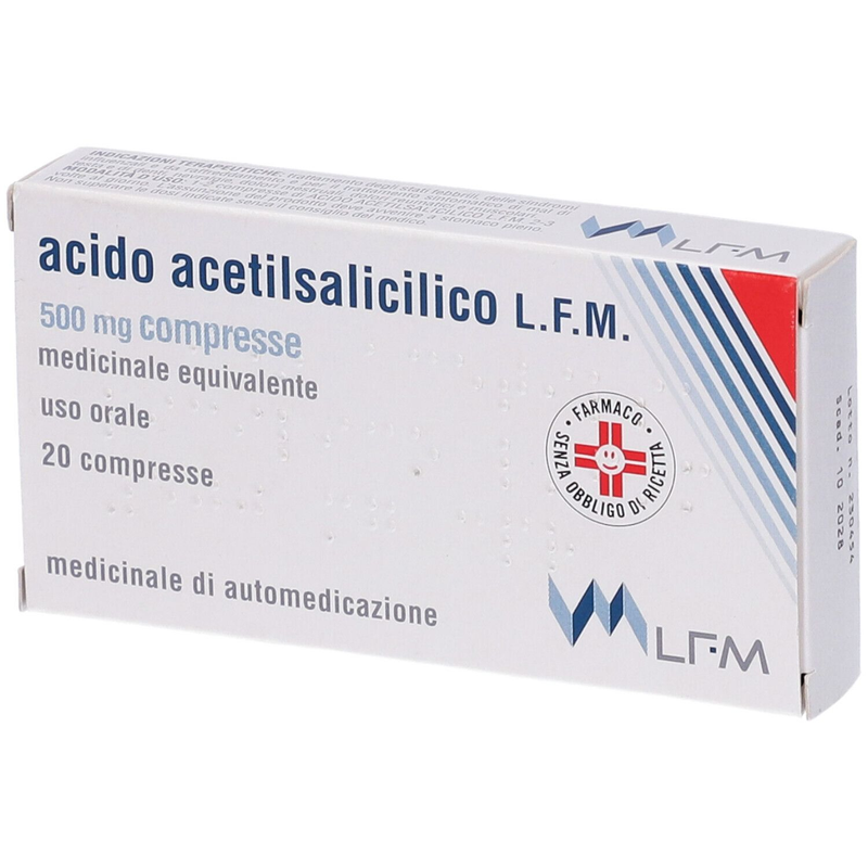 Acido acetilsalicilico l.f.m. 500 mg compresse