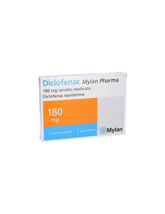 Diclofenac mylan pharma 180 mg cerotto medicato