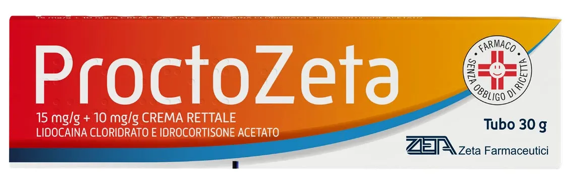 Proctozeta 15 mg/g + 10 mg /g crema rettale