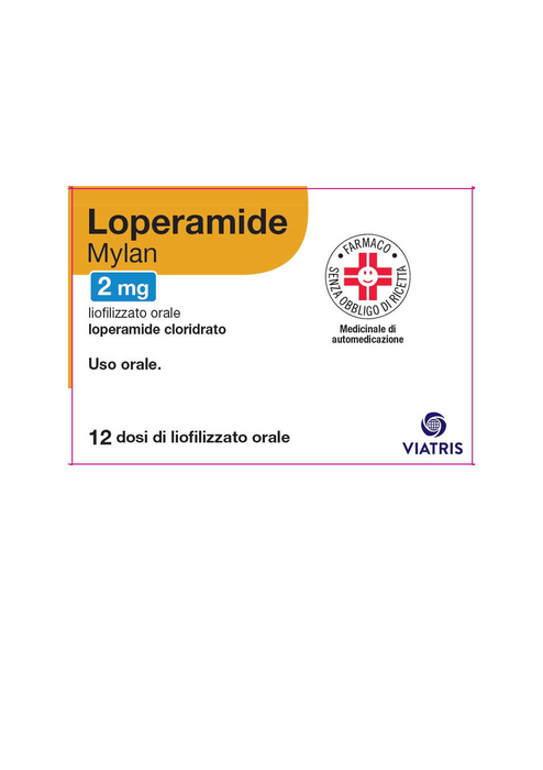 Loperamide mylan 2 mg liofilizzato orale
