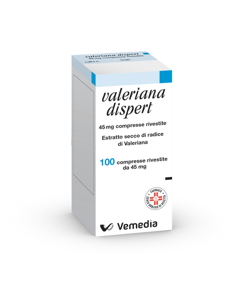 Valeriana dispert 45 mg compresse rivestite