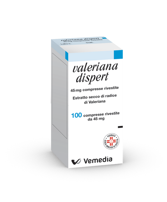 Valeriana dispert 45 mg compresse rivestite