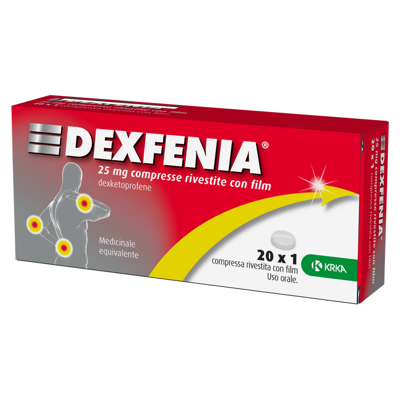 Dexfenia 25 mg compresse rivestite con film