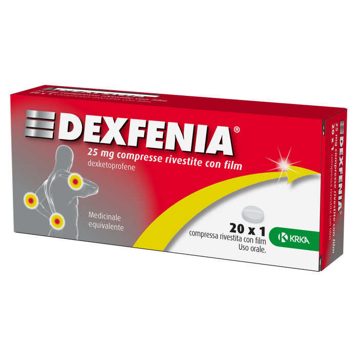Dexfenia 25 mg compresse rivestite con film