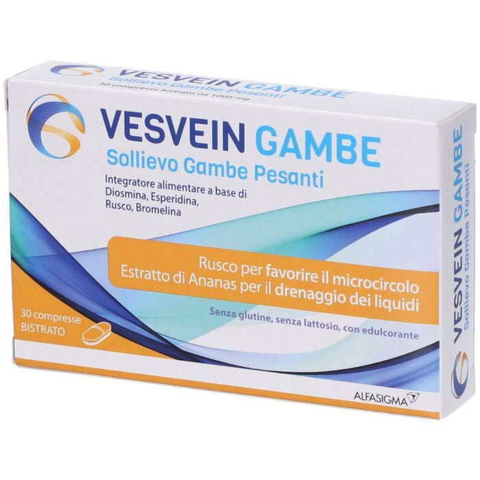 Vesvein gambe sollievo gambe pesanti 30 compresse bistrato