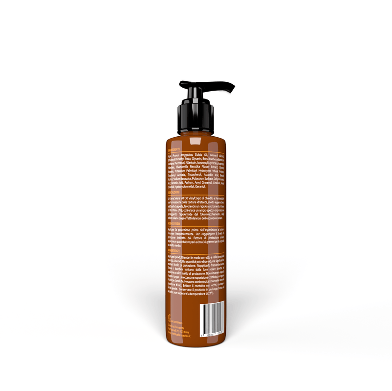 Crema solare protettiva e nutriente viso e corpo spf 30