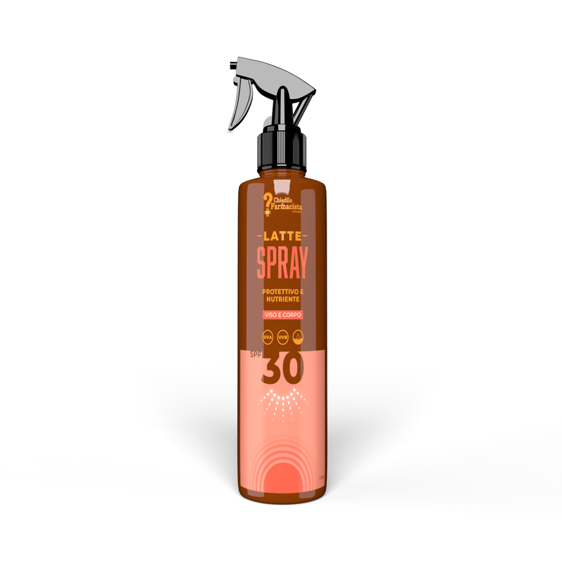Latte spray protettivo e nutriente viso e corpo spf 30
