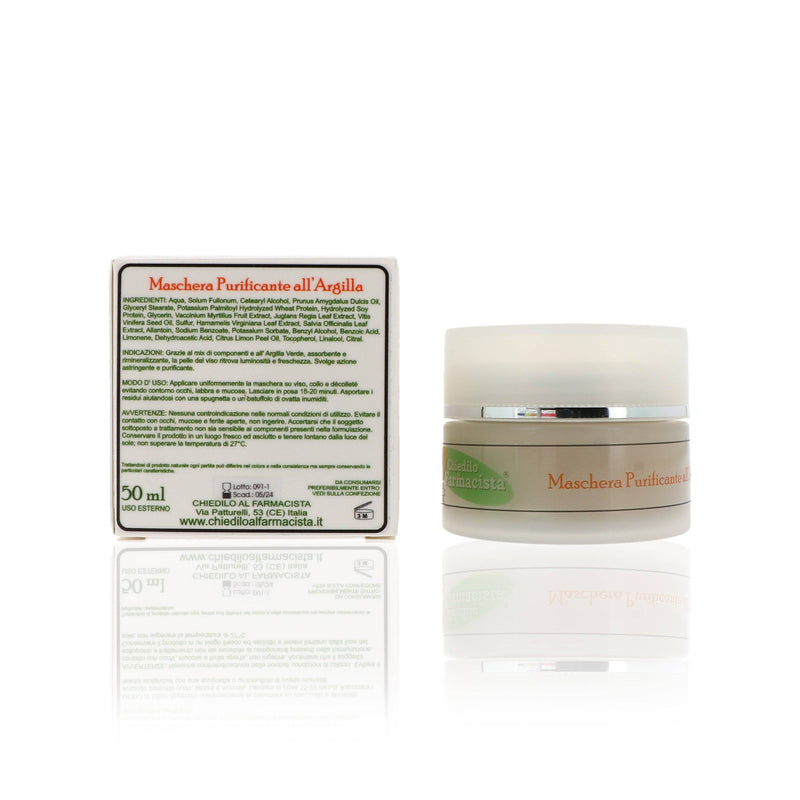 Maschera purificante all'argilla