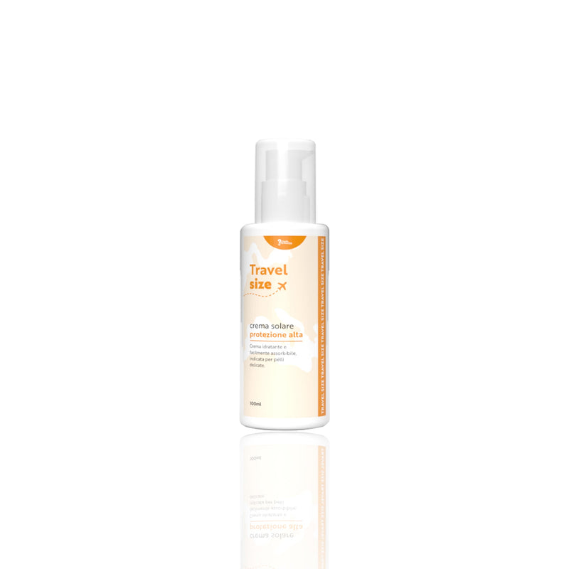 Travel size crema solare protezione alta