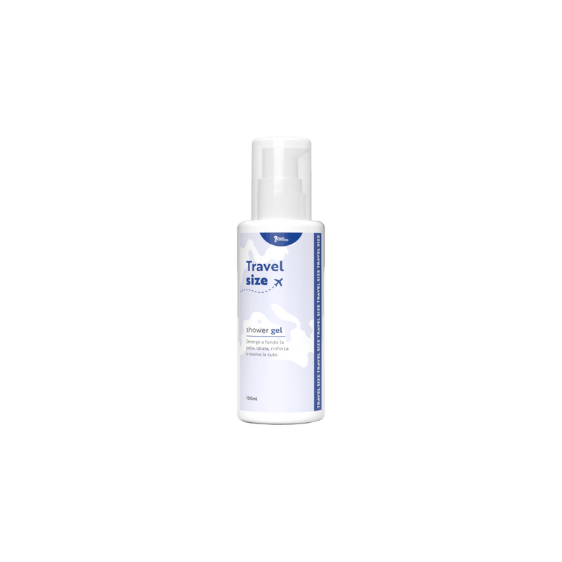 Travel size shower gel