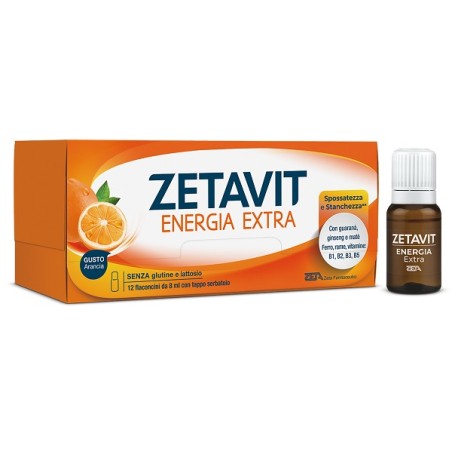 Zetavit energia extra 12 flaconcini 8 ml