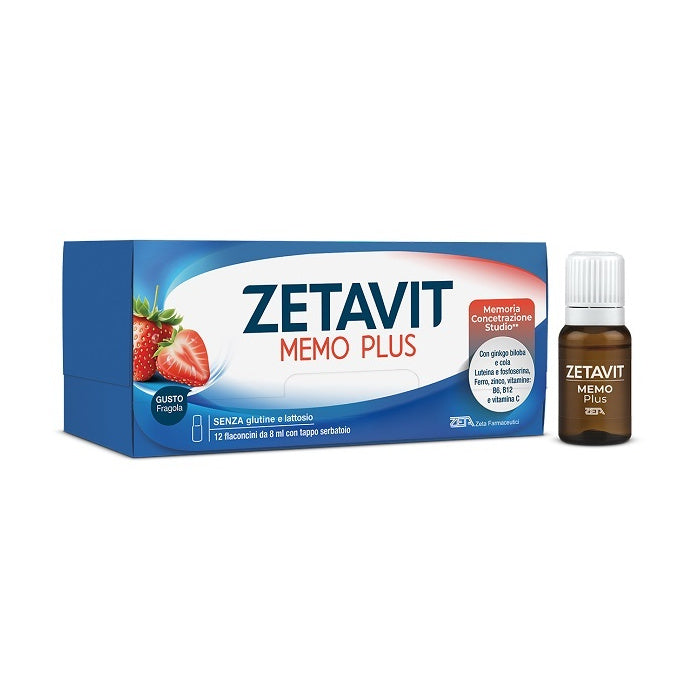 Zetavit memo plus 12 flaconcini 8 ml